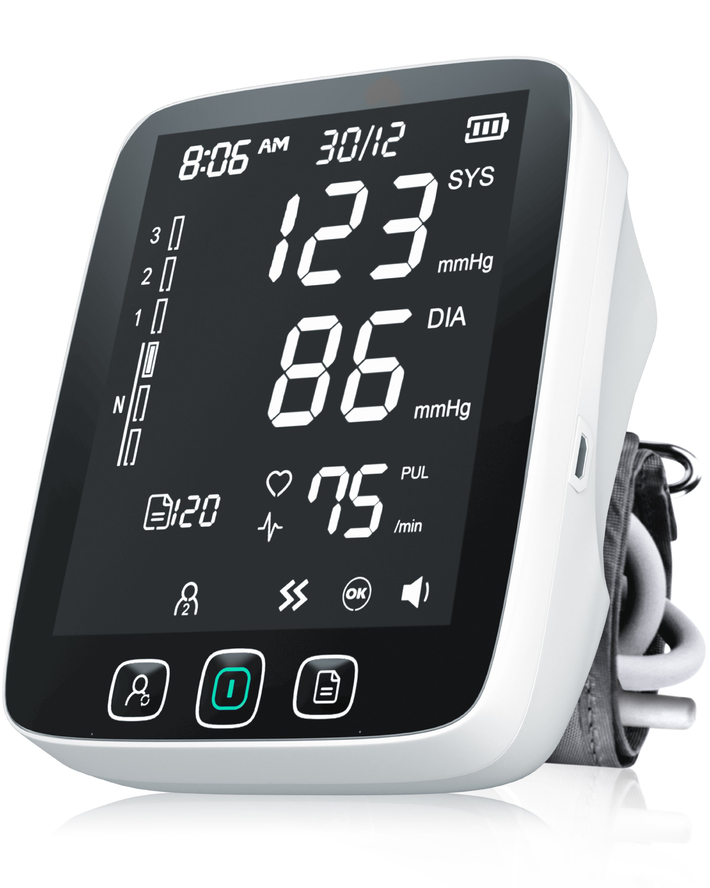 2024 Smart Blood Pressure Machine with Largest Backlit